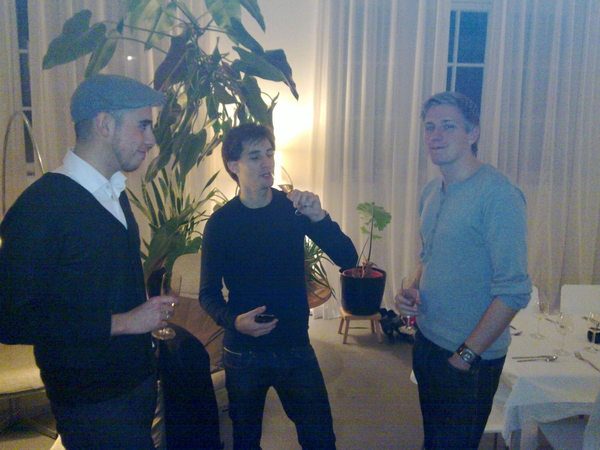Dinner with the startup scene and one big ass investor