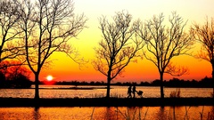 Jammer dat de baby niet kijkt... Wat was het weer mooi...hopelijk de ouders wel... #buienradar