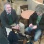 Bumped into @stekel and @gerarddielessen at Schiphol Airport #mwc10
