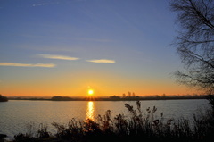 zonsopkomst op zondag boven zuidoost Brabant #buienradar