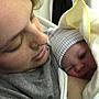 Tweet 10000 dedicated to the birthday girl! This Mobypicture I  took 10 minutes after she was born e
