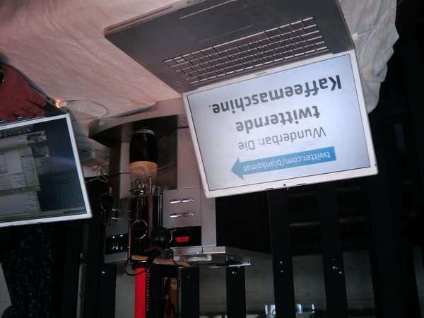 @blankomat twittering coffee machine #next09